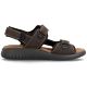 2. Braune Herren-Ledersandalen mit Klettverschluss Rieker 26450-26