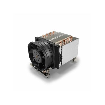 6. Dynatron A47 Computer-Kühlsystem Prozessor-Luftkühler 6 cm Schwarz, Silber 1 Stück.