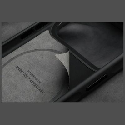 8. Uniq Keva Magclick Ladehülle für iPhone 18 Pro Max / 17 Pro Max – Schwarz