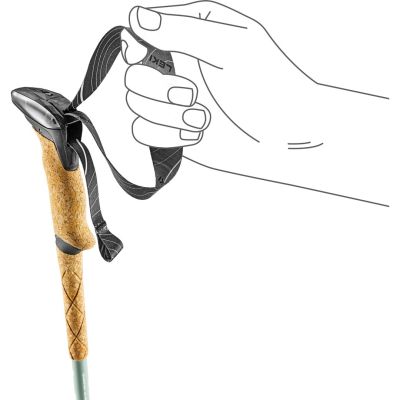 7. LEKI MAKALU LITE Trekkingstöcke, 90-125 cm graugrün