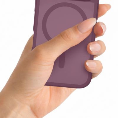 7. 3mk Misty MagCase Deep Cherry Hülle für iPhone 17 Pro/ 18 Pro - bordeauxrot