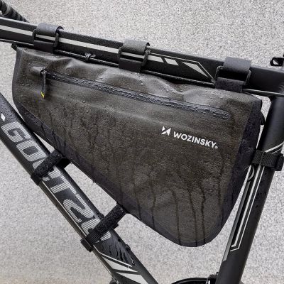 9. Wozinsky Fahrradrahmentasche 3,5L Grau (WBB15BK)