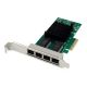 Digitus 4-Port Gigabit Ethernet-Netzwerkkarte, RJ45, PCI Express, Intel I350