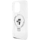 6. Karl Lagerfeld Ring Stand Karl&Choupette MagSafe Hülle für iPhone 13 Pro / 13 – weiß