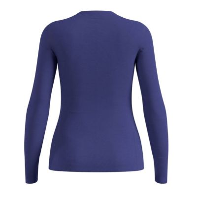 4. Odlo BL TOP Crew Neck L/S MERINO 200 Langarm-Thermounterwäsche Größe S Blau