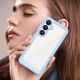 6. Outer Space Case Silikonhülle mit Gelrahmen für Samsung Galaxy S25 – blau
