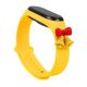 Strap Xmas für Xiaomi Mi Band 5 / 6 Weihnachts-Silikonarmband mit Glocken - Gelb