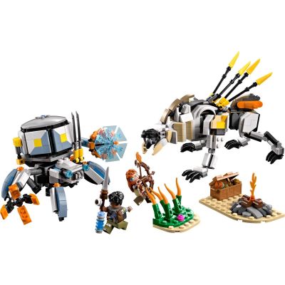 3. LEGO HORIZON 77037 Aloy und Varl gegen Krabbenläufer und Sägezahn