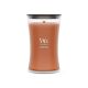 Kürbis Praline Woodwick Große Kerze
