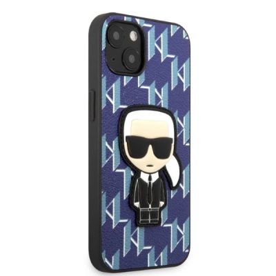 4. Karl Lagerfeld KLHCP13SPMNIKBL iPhone 13 mini 5.4" Hardcase blau/blau Monogram Ikonik Patch