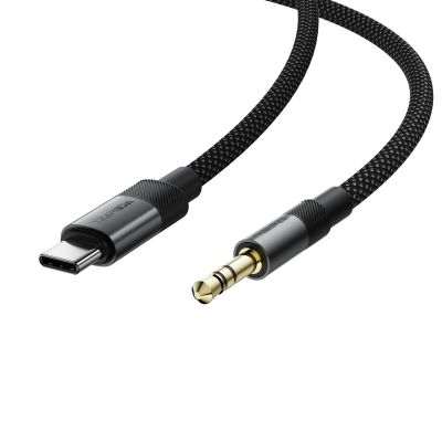 4. Acefast J11 USB-C auf 3,5-mm-Miniklinkenkabel 1 m – Schwarz
