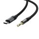 4. Acefast J11 USB-C auf 3,5-mm-Miniklinkenkabel 1 m – Schwarz