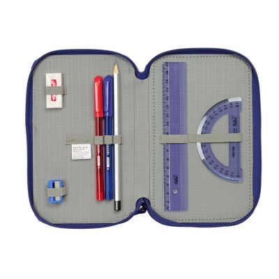 6. Federmäppchen mit Ausstattung FC Barcelona dreifach gefülltes Federmäppchen 36 PCS 412529857