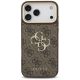 3. Guess 4G Big 4G Classic Logo Big Strap Metal Buttons Case für iPhone 17 Pro Max - Braun
