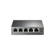 6. TP-Link TL-SG1005P Unmanaged Gigabit Ethernet (10/100/1000) PoE-fähig, Schwarz