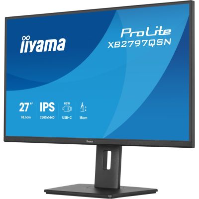 15. iiyama ProLite XB2797QSN-B1 Computermonitor 68,6 cm (27") 2560 x 1440 px Quad HD LCD Schwarz