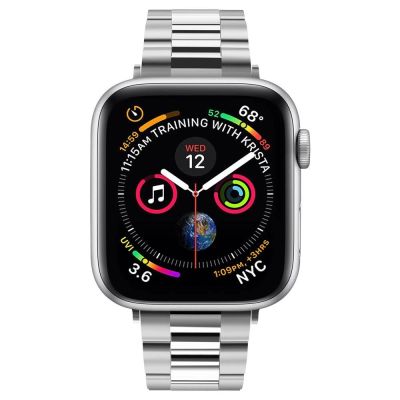 14. Spigen Modern Fit Band für Apple Watch 4/5/6/7/8/SE (38/40/41 mm) – Silber