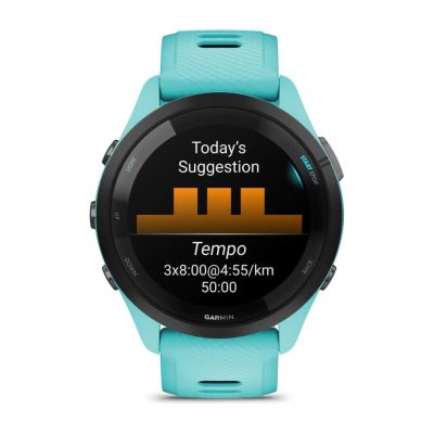 4. Garmin Forerunner 265 46mm Himmelblaue Uhr