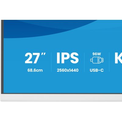 7. iiyama ProLite XB2797QSNP-W1 Computermonitor 68,6 cm (27") 2560 x 1440 px Quad HD LCD Weiß