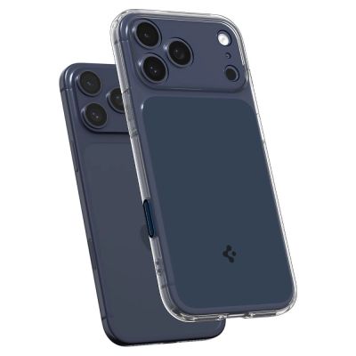 6. Spigen Thin Fit MagSafe Hülle für iPhone 17 Pro Max – Transparentes Marineblau