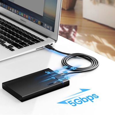9. Ugreen US184 20883 USB-A 3.0 / USB-C 3A Kabel 1,5 m – Schwarz