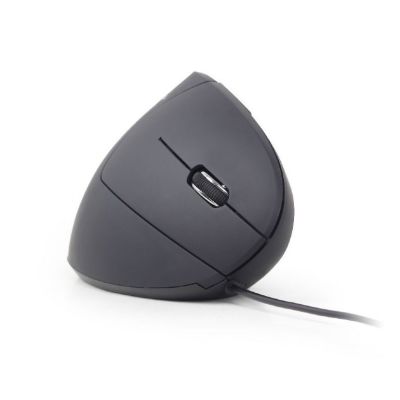 GEMBIRD MUS-ERGO-01 Maus (optisch; 3200 DPI; schwarz)