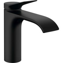 Hansgrohe Vivenis Einhebel-Waschtischarmatur 110 mit Lift-Up-Ablauf, matt schwarz