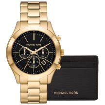 Herrenuhr + Kartenetui MICHAEL KORS MK1076SET + Box