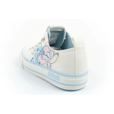 5. Leomil Kinder-Sportschuhe Stitch Sneakers bequem hellweiß