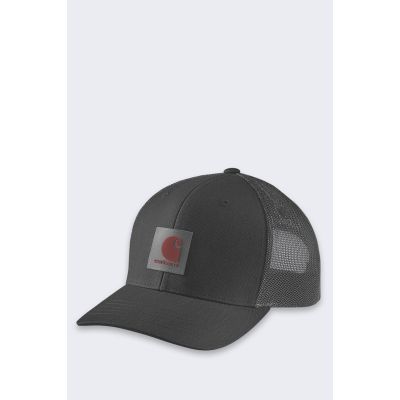 Carhartt Twill Mesh-Back Logo Patch Cap - schwarz