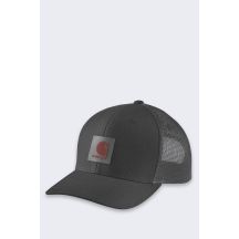 Carhartt Twill Mesh-Back Logo Patch Cap - schwarz