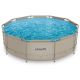 12. VIRTUFIT RUNDER POOL 366 CM MIT FILTPUMPE BEIGE