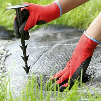 26. Stifte, Köpfe, Hefte für Agrotextilharpunen, Hefthöhe 20 cm, 50 Stück