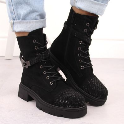 14. Isolierte Plateau-Arbeitsstiefel S.Barski W OLI266 schwarz