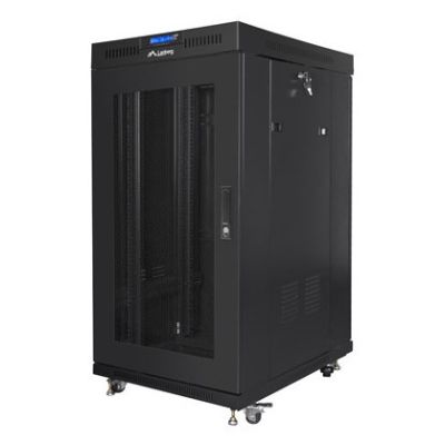 Lanberg FF01-8822-23BL 22U Rack, freistehend, schwarz