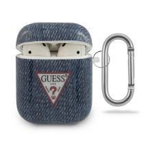 Guess GUACA2TPUJULDB AirPods decken die marineblaue/dunkelblaue Jeans-Kollektion ab