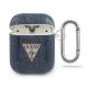 Guess GUACA2TPUJULDB AirPods decken die marineblaue/dunkelblaue Jeans-Kollektion ab