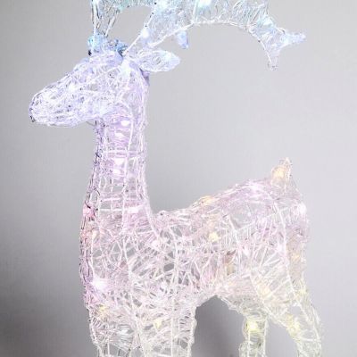 2. Rentier-Dekoration 75 cm 80 LED
