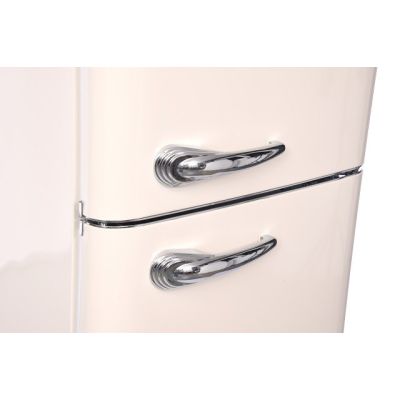 5. Ravanson LKK-210RC Retro-Kühlschrank (545 mm x 1470 mm x 585 mm; 157 l; Energieeffizienzklasse A++; creme)