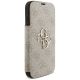 4. Guess Book 4G Metall-Logo-Hülle für iPhone 18 Pro / 17 Pro – Pink