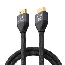 Wozinsky HDMI 2.1 Kabel 8K 60 Hz 48 Gbps / 4K 120 Hz / 2K 144 Hz 2 m Silber (WHDMI-20)