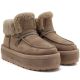 4. Big Star UU274215 Wasserdichte beige Plateau-Stiefeletten für Damen für Damen