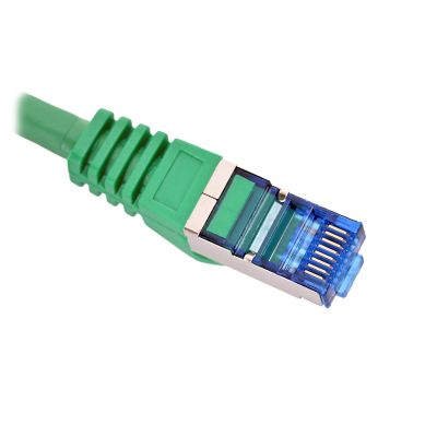 5. LANBERG Patchkabel S/FTP Kat. 6A 0,5 m Grün LSZH CCA (Fluke-geprüft) PCF6A-10CC-0050-G