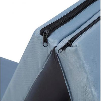 3. HMS MGS02 faltbare Gymnastikmatratze grau 1800x600x500mm