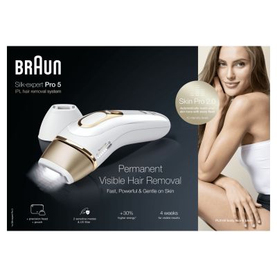 4. Braun Silk-expert Pro Silk·expert Pro 5 PL5140 Intensives Pulslicht (IPL) Gold, Weiß