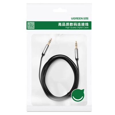 13. Ugreen AV119 10736 Audiokabel Miniklinke 3,5 mm / Miniklinke 3,5 mm 3 m – Schwarz