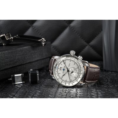 5. Herrenuhr ZEPPELIN 100 Yahre 7640-1 + Box