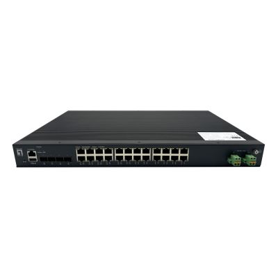 LevelOne IXP-2871 Managed Network Switch L2+ Gigabit Ethernet (10/100/1000) PoE-Unterstützung Schwarz