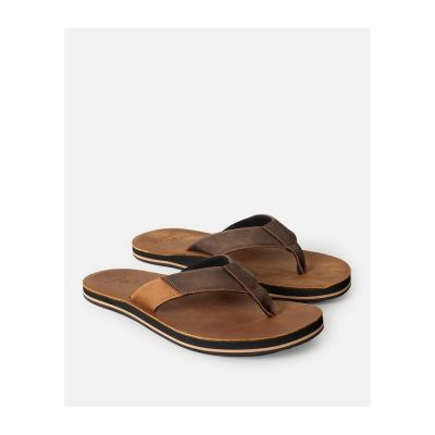 2. RIP CURL Oxford Leder Zehensteg-Flip-Flops in Türkis