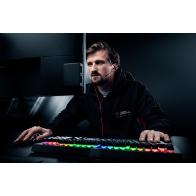 18. TRUST GXT 408 Cobra Kopfhörer mit Mikrofon, schwarz und rot